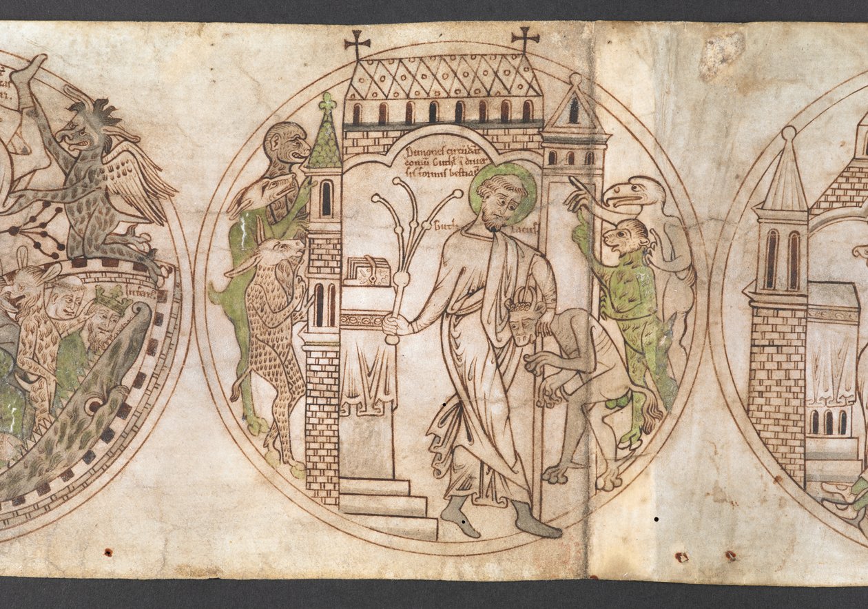 Harley Roll Y 6, Roundel 9, Roundel af St. Guthlac (mærket 
