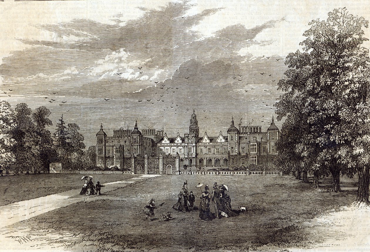 Hatfield House, the Seat of the Marquis of Salisbury, fra 