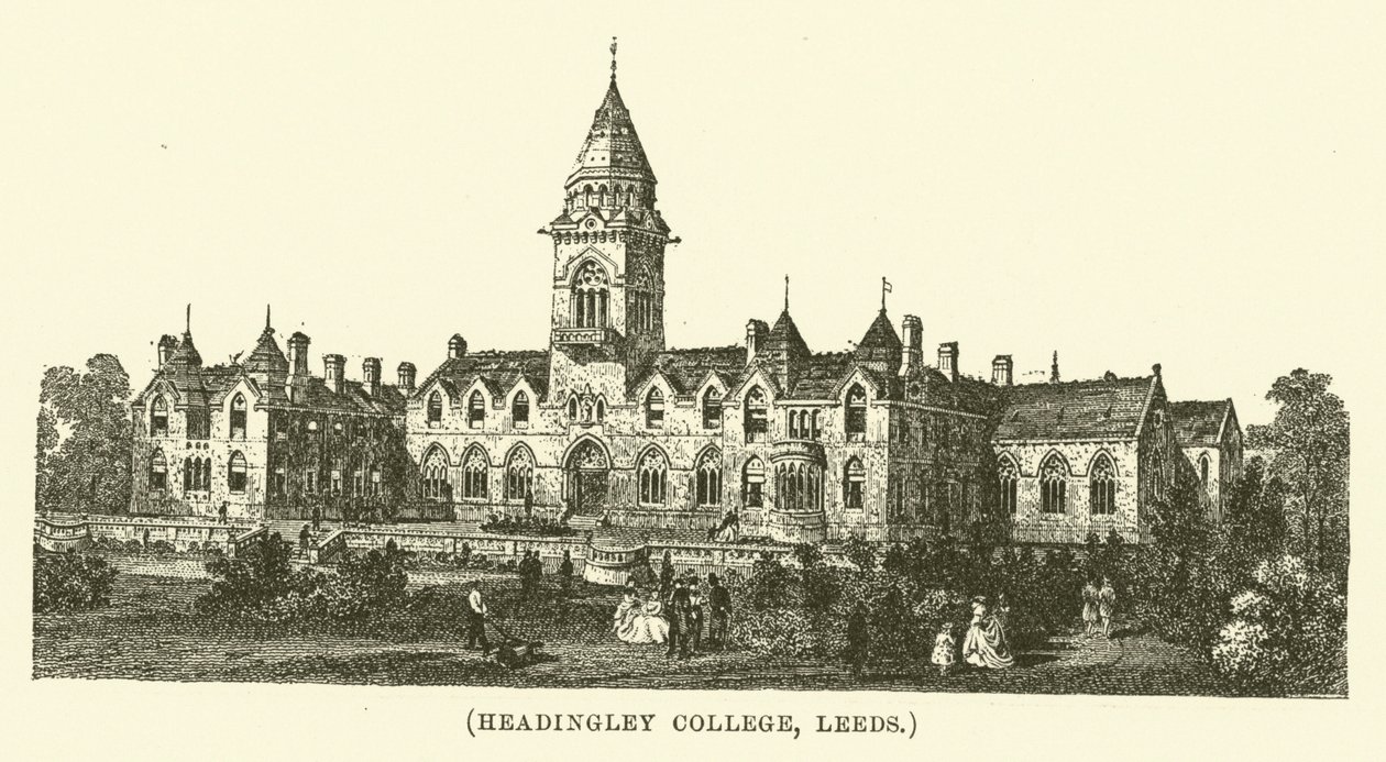 Headingley College, Leeds (kobberstik) af English School