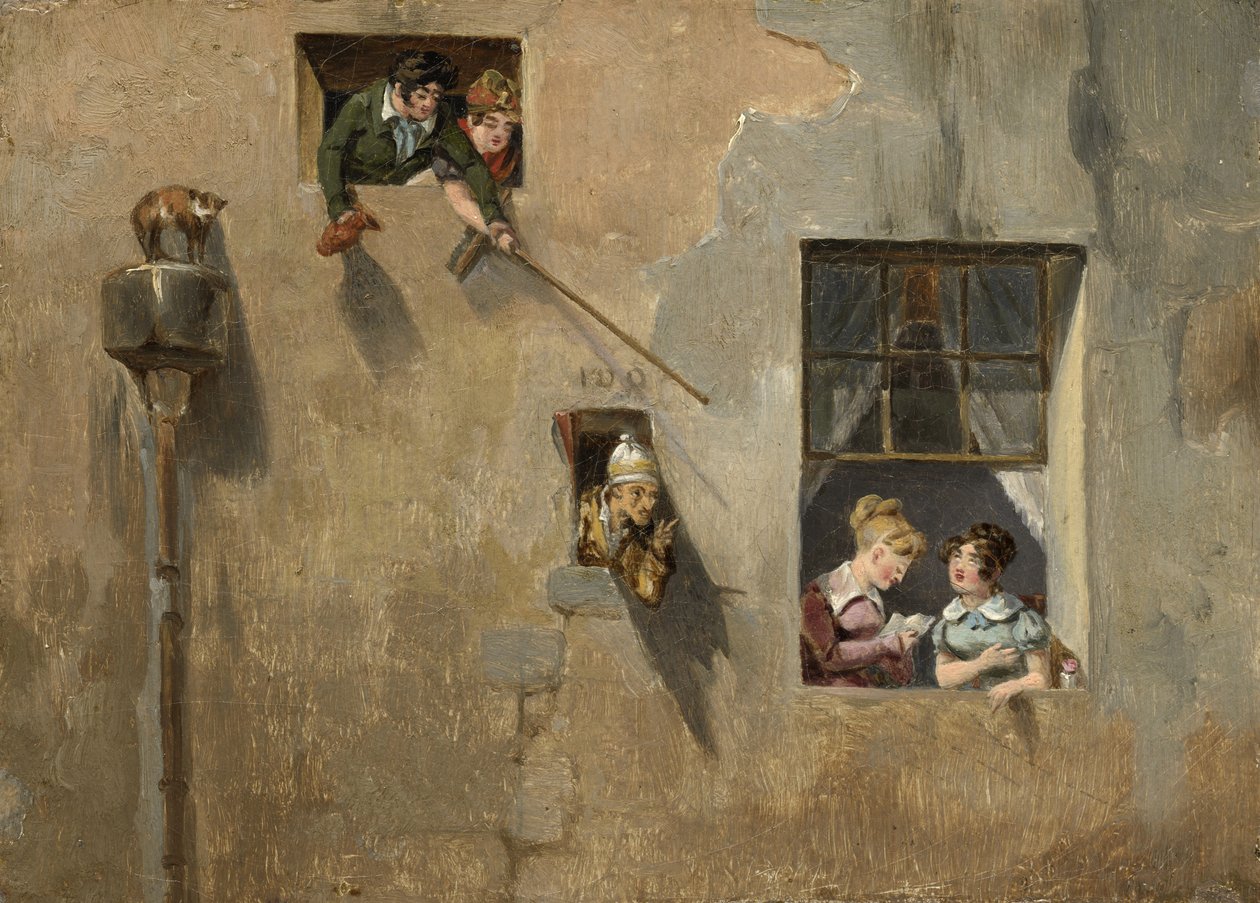 Hecklers, c.1800?-50 af English School