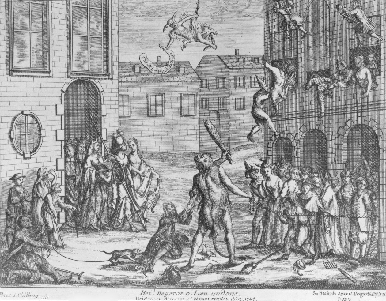 Hej! Degeror O! Jeg er fortrudt! Omkring 1724 af English School