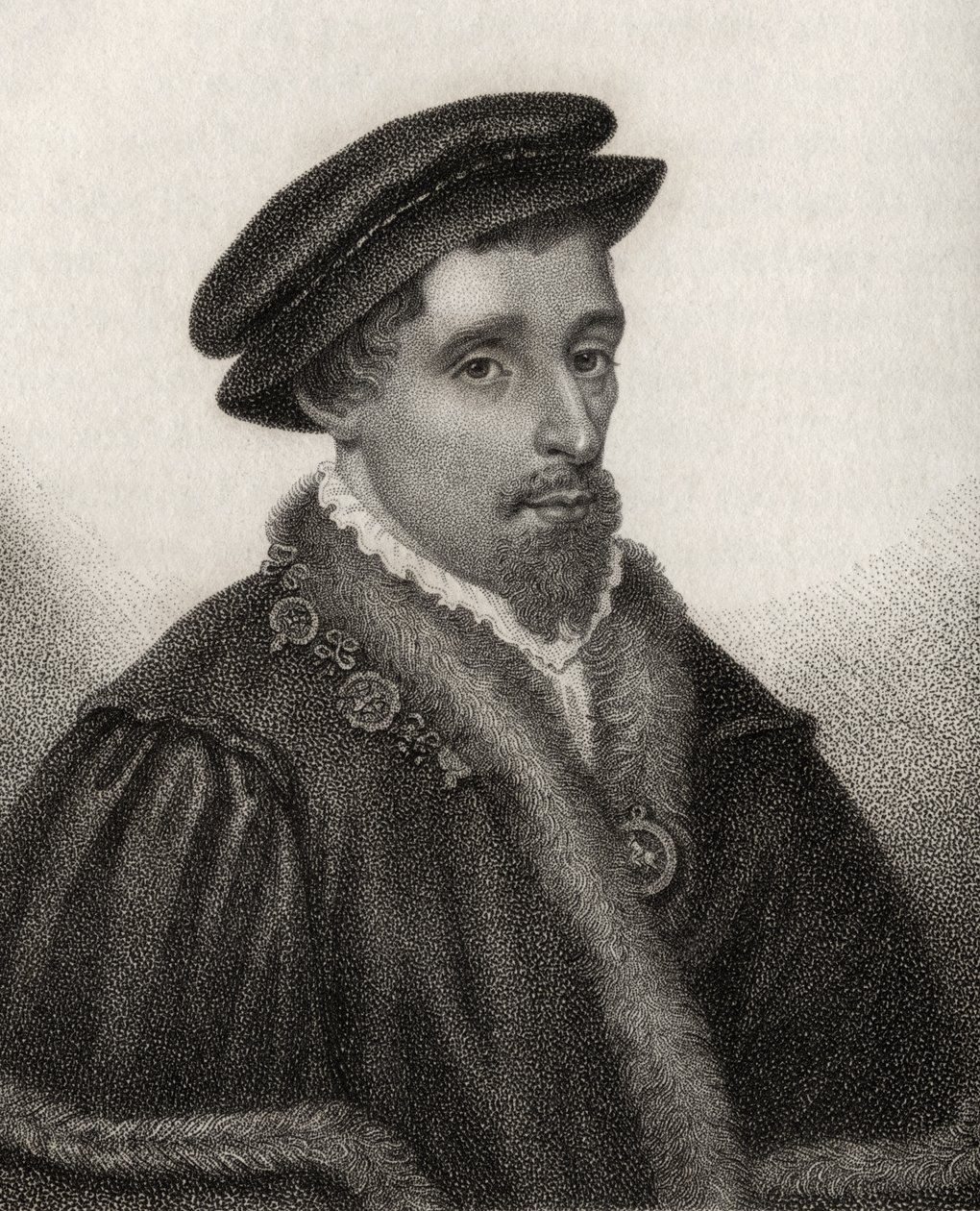 Henry Howard, Earl of Surrey, graveret af Rivers, fra 