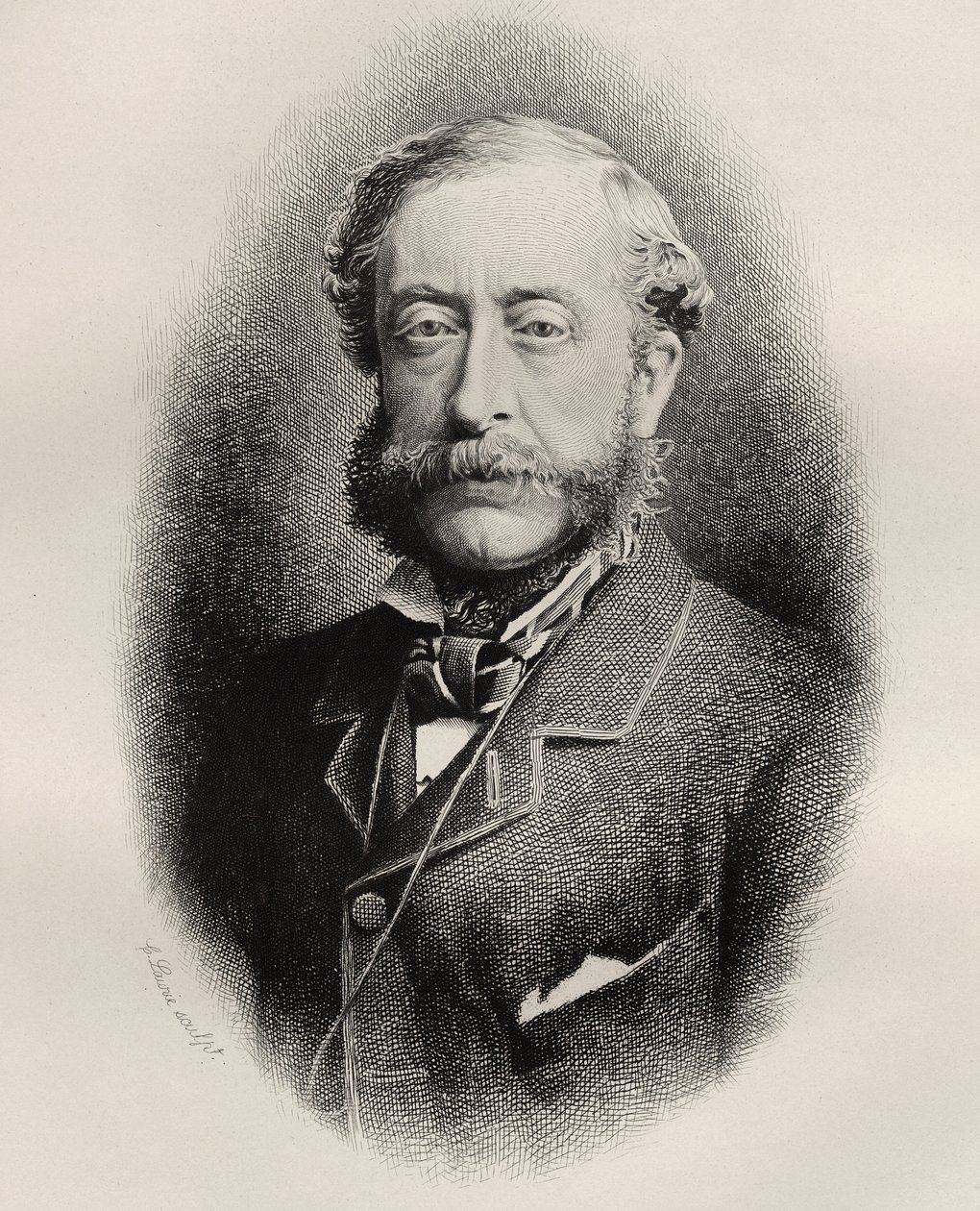Henry Howard Molyneux Herbert, 4. jarl af Carnarvon, indgraveret af C. Laurie, fra 