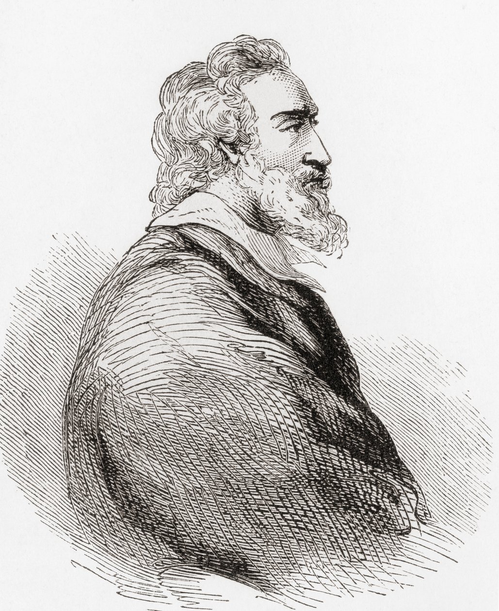 Henry IV, alias Good King Henry, 1553-1610, fra Ward and Locks Illustrated History of the World, pub. ca. 1882 af English School
