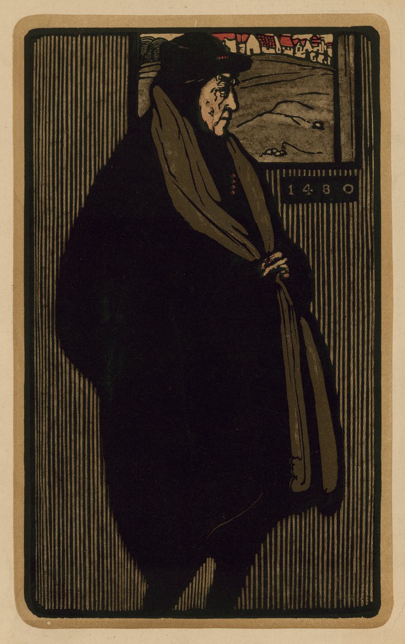 Henry Irving, skuespiller (kobberstik) af English School