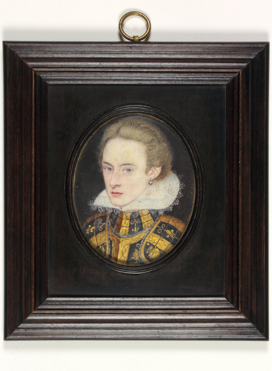 Henry Prince of Wales (akvarel på vellum) af English School