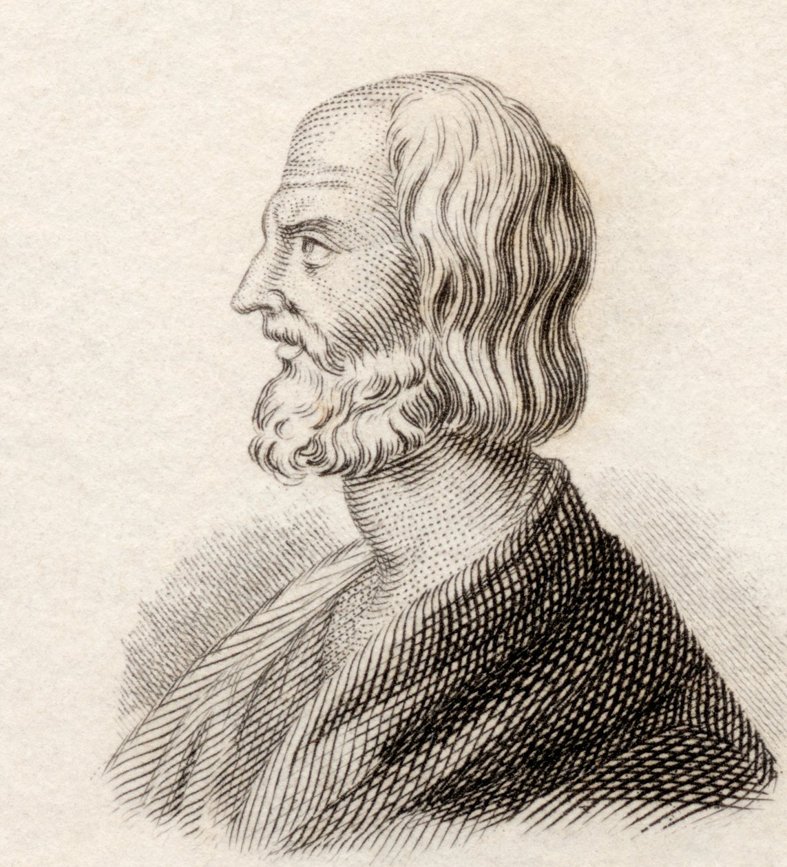 Hesiod, 1825 af English School