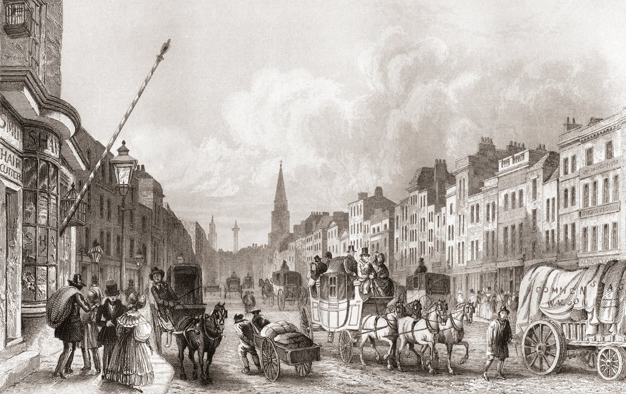 High Street, Whitechapel, London, England af English School