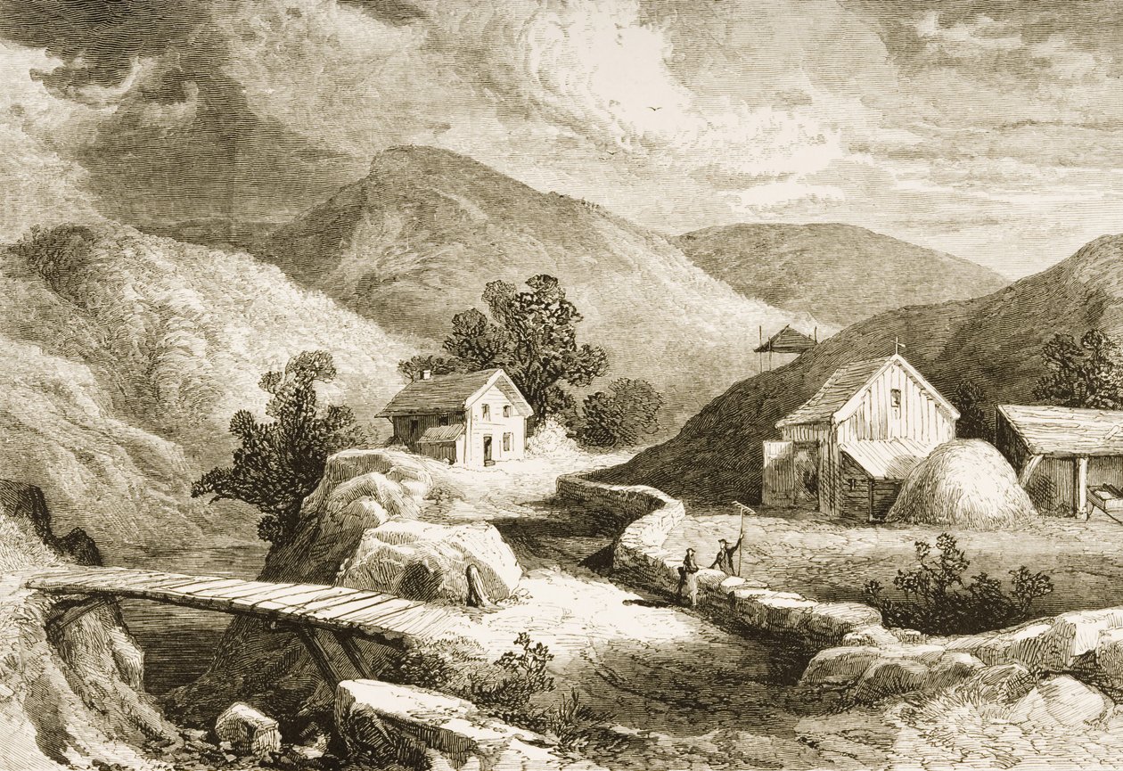 Hills of New England, ca. 1870, fra 
