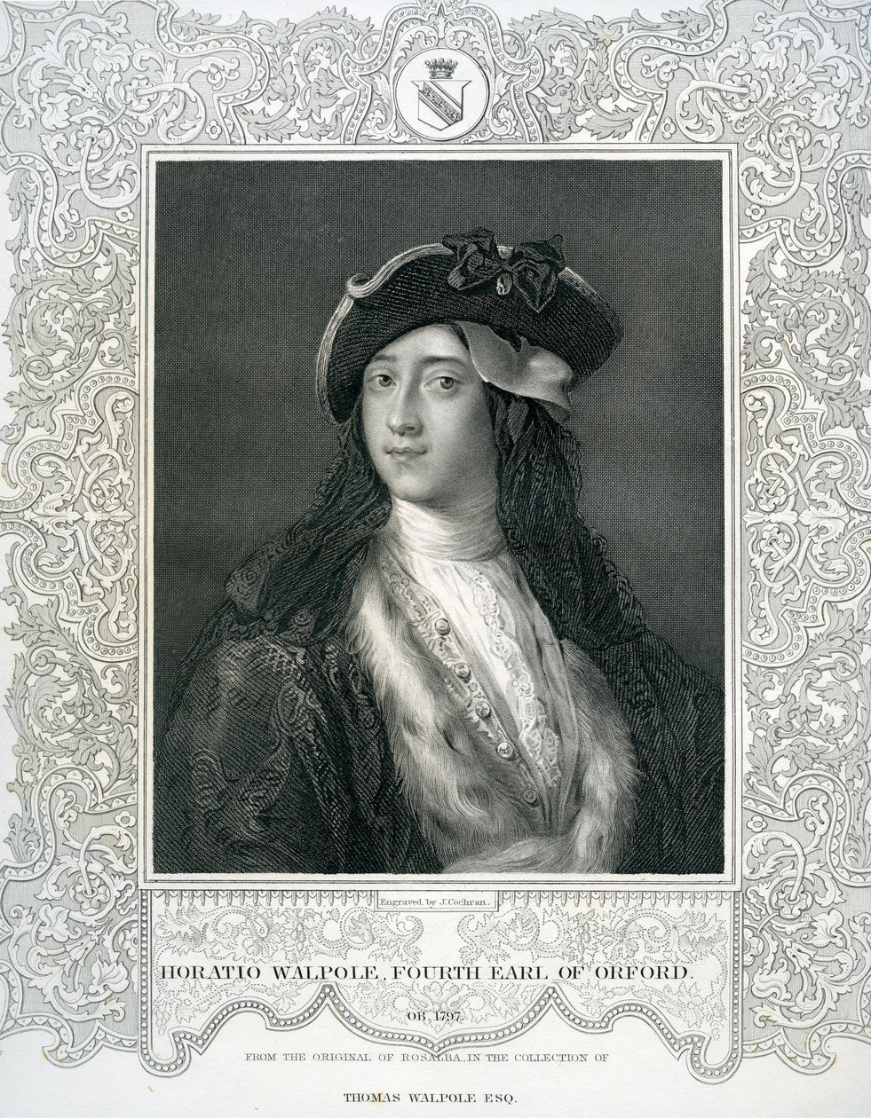 Horatio Walpole, fjerde jarl af Orford (1717-97) af English School