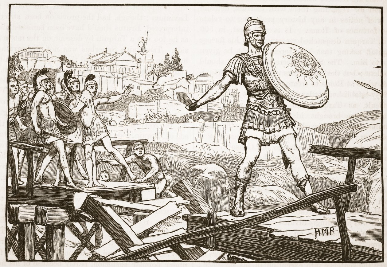 Horatius Cocles forsvarer broen af English School