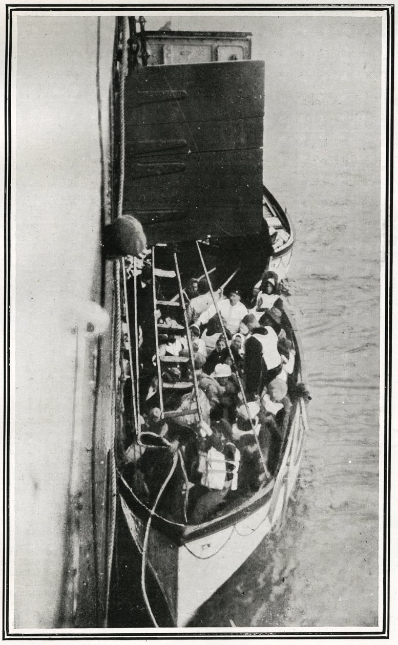 Hvordan Titanic-overlevende blev samlet op af Carpathia, fra 