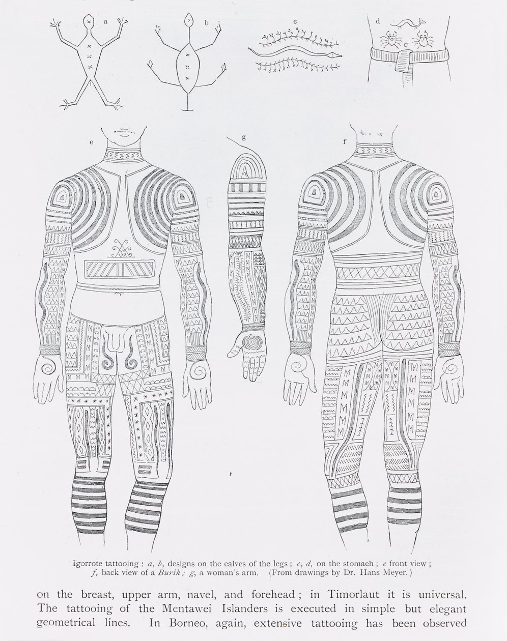 Igorrote tatovering, fra 