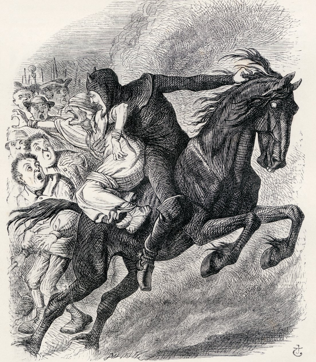 Illustration efter J. Tenniel til digtet 