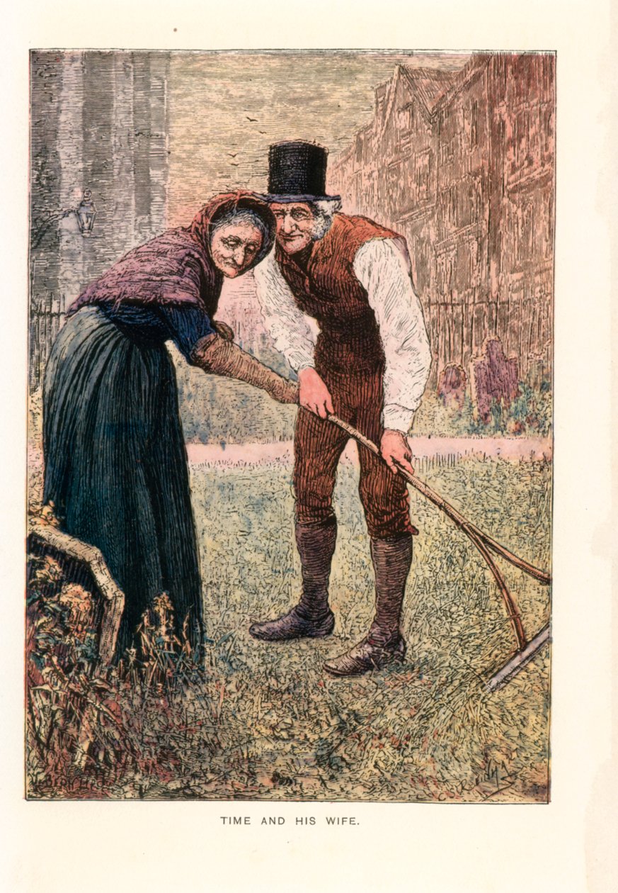 Illustration til Store forventninger (farvelitografi) af English School