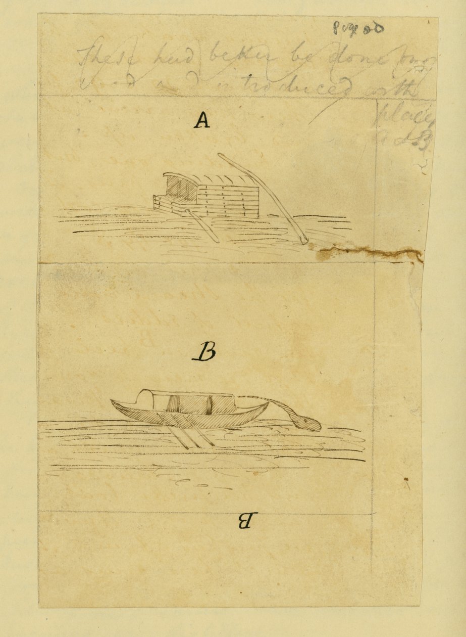 Illustration fra, skrevet breve, på en rejse til de vestlige dele af USA..., af Elias Fordham Pym, 1818 (se også 332331) af English School