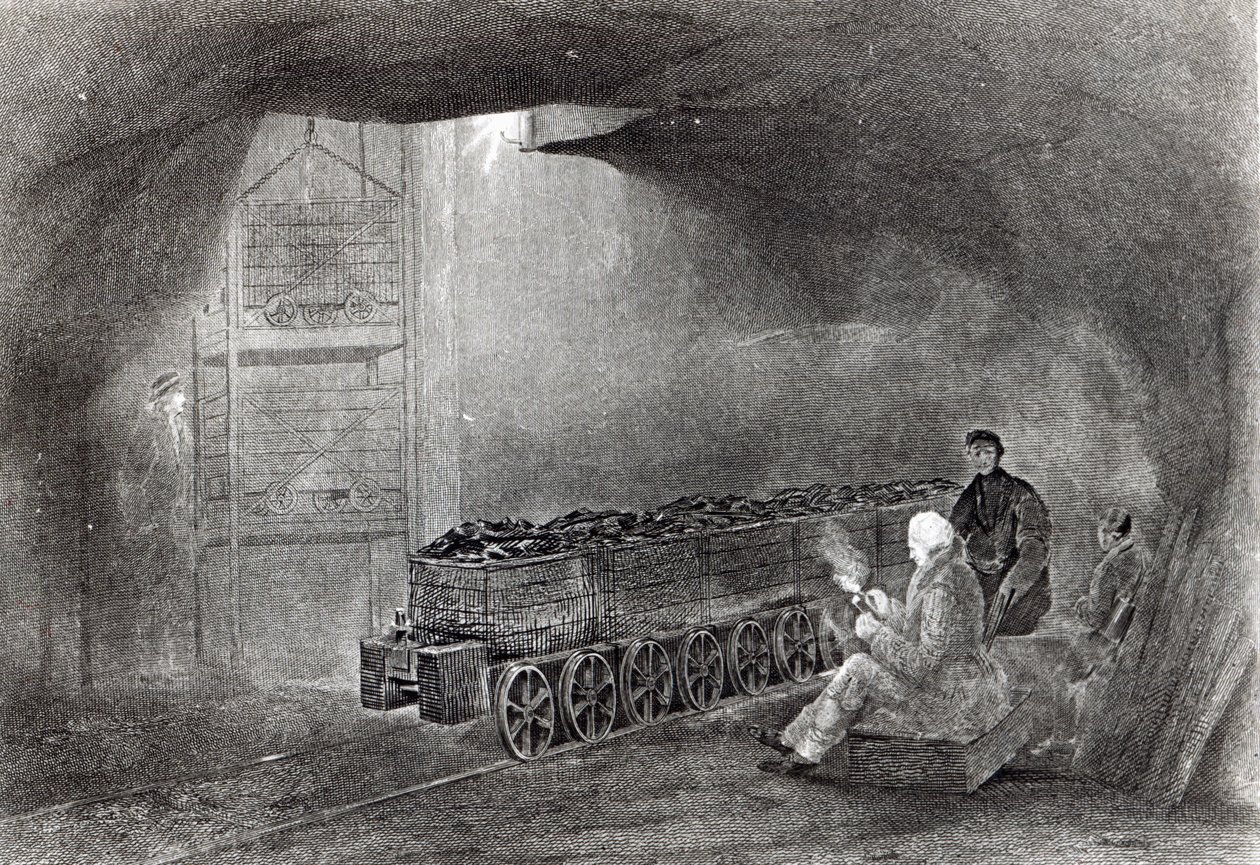 I Coal Mine, illustration fra 