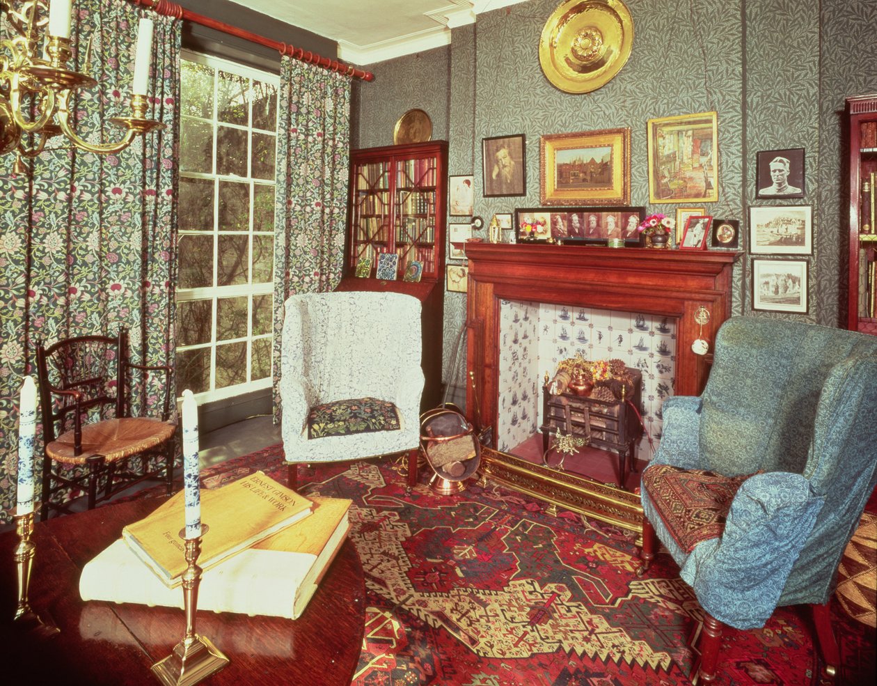 Interiør af No.8 Hammersmith Terrace, bygget c.1735 af English School