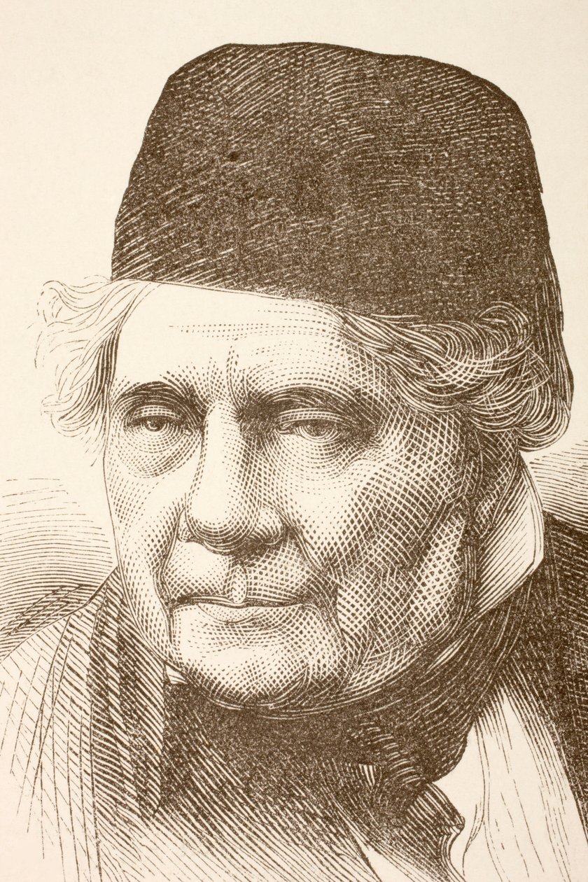 Jacques Babinet (litho) af English School