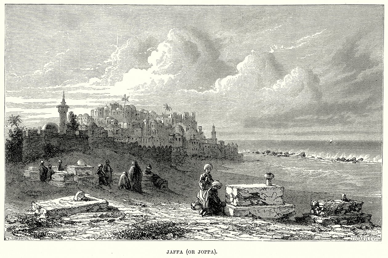 Jaffa (eller Joppa) (kobberstik) af English School