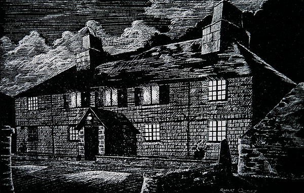 Jamaica Inn, Bodmin Moor, Cornwall (litho) af English School