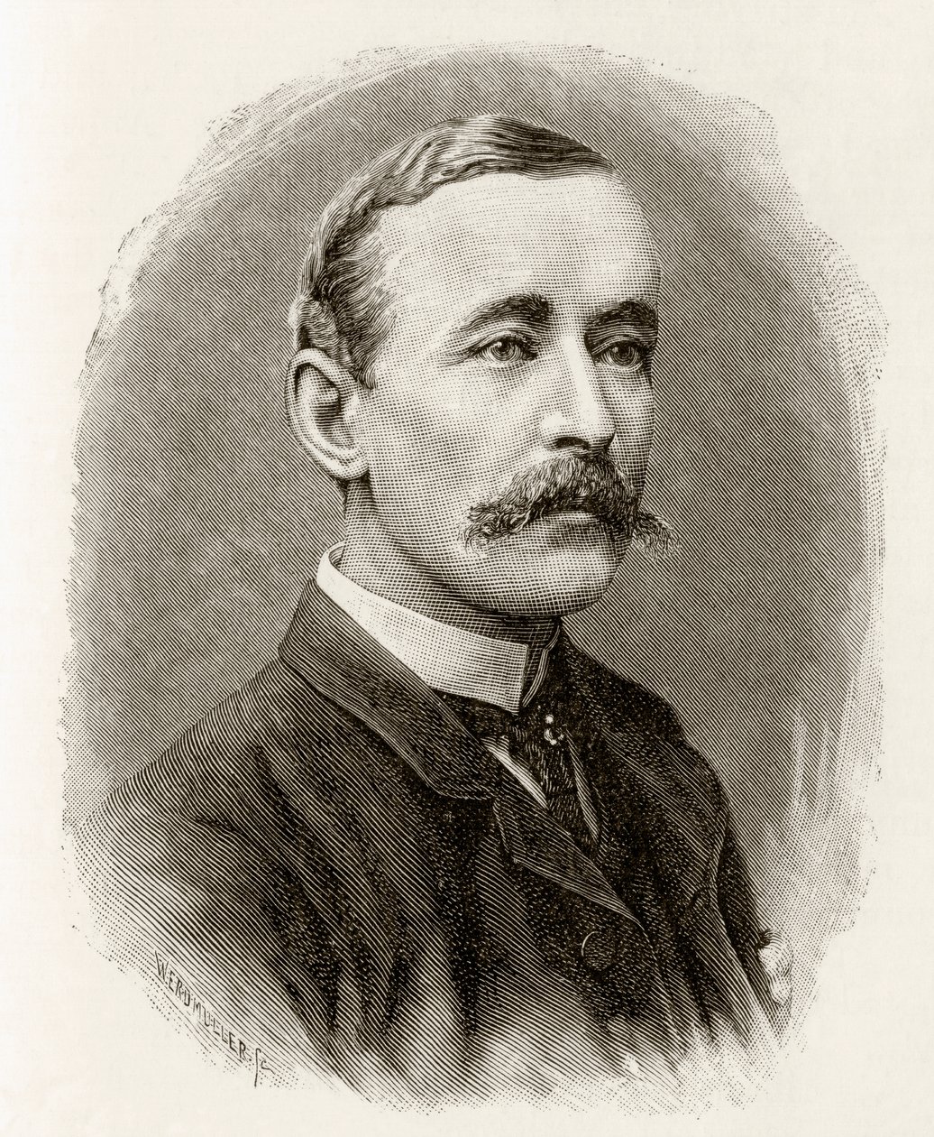 James Sligo Jameson, 1890 (trægravering) af English School