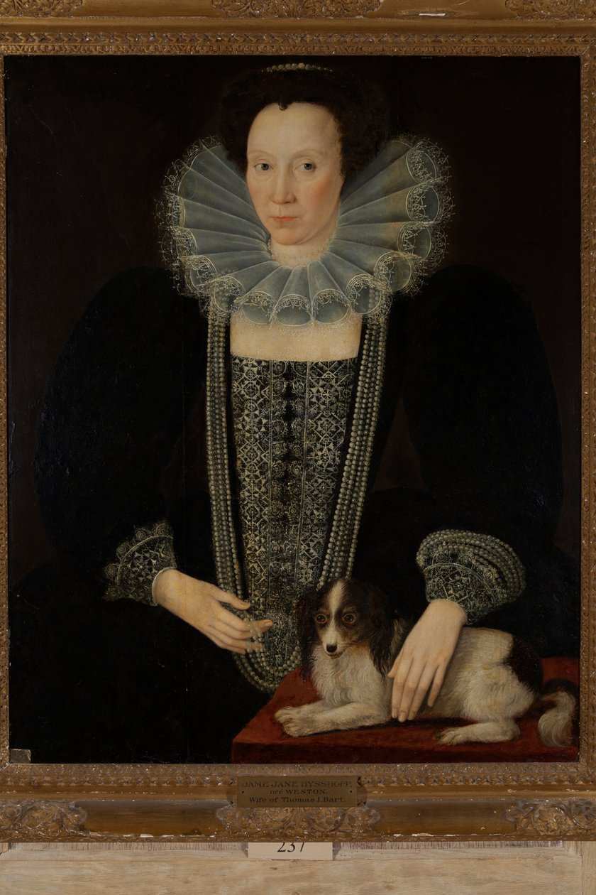 Jane Weston, anden hustru til Sir Thomas Bisshopp af English School