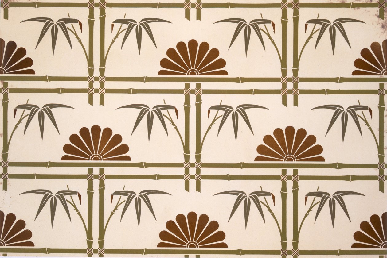 Japanese Ornament, fra The Practical Decorator and Ornamentalist, 1892 af English School