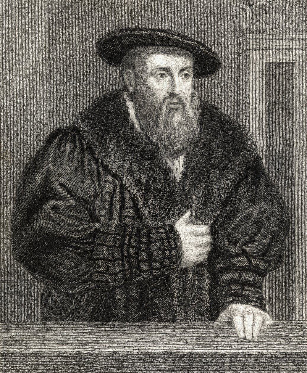 Johannes Kepler (1571-1630) fra Gallery of Portraits, udgivet i 1833 af English School