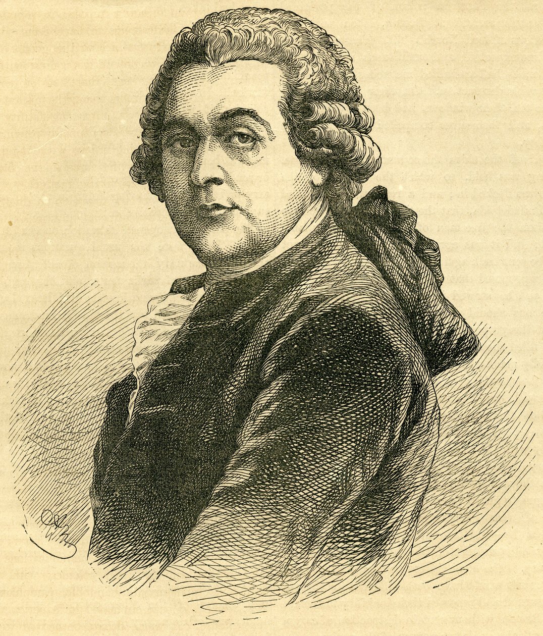John Adams (1735-1826) af English School