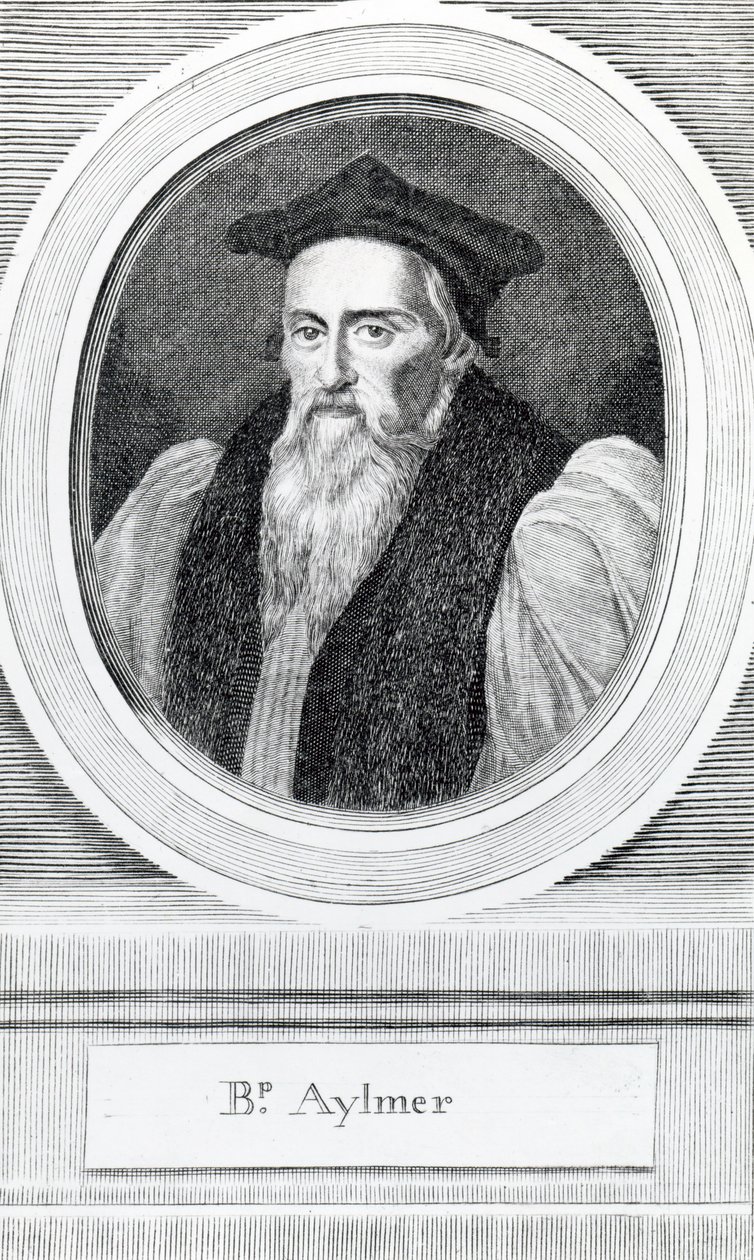 John Aylmer, Lord Bishop of London (1521-94) af English School