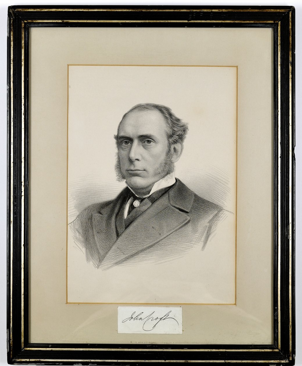 John Croft (indrammet tryk) af English School