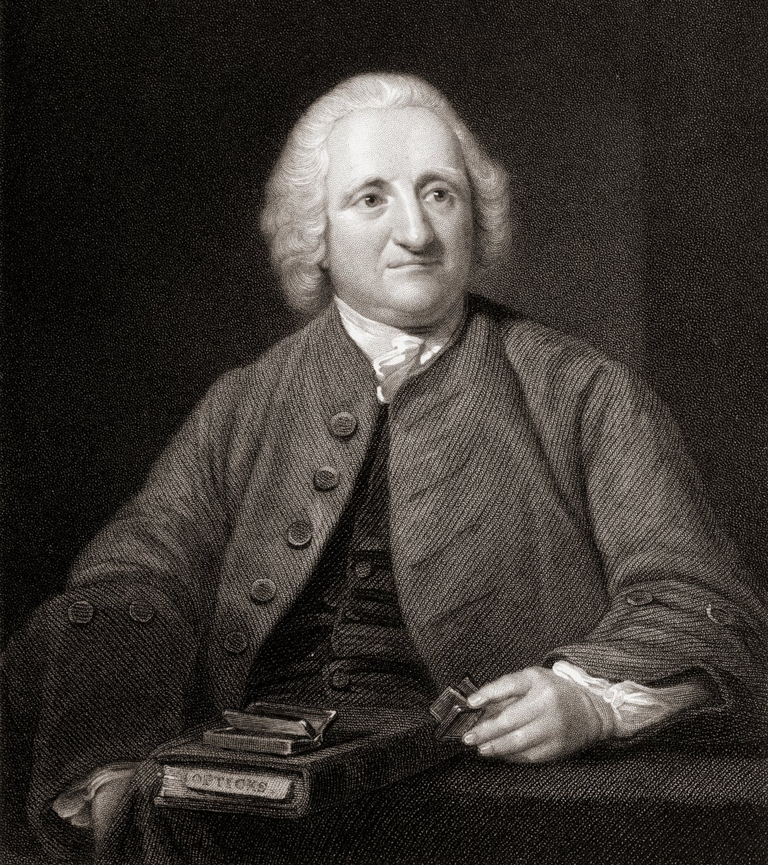John Dollond (1706-61) fra Gallery of Paintings, udgivet i 1833 af English School