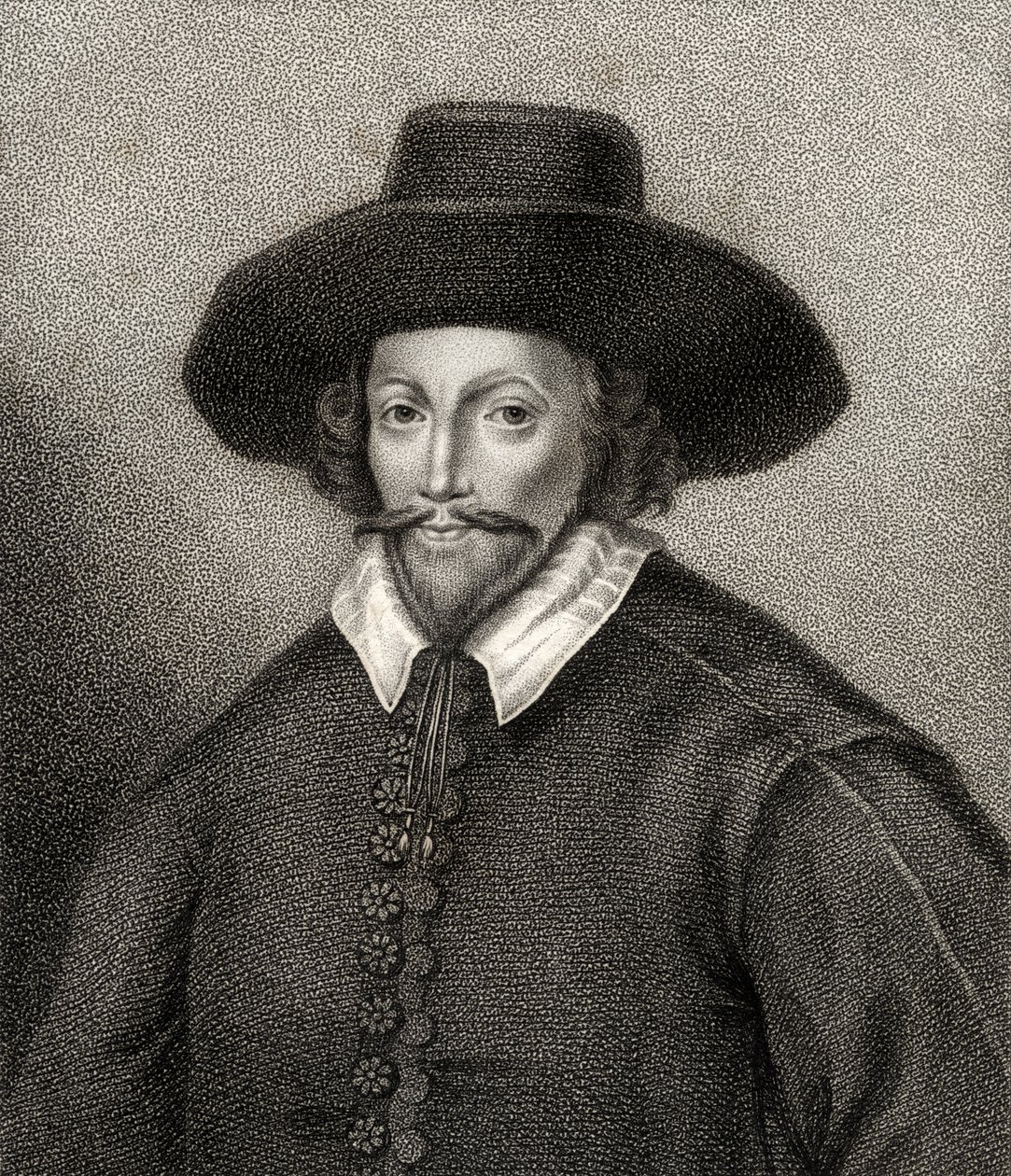 John Holles, graveret af Bocquet, illustration fra "A catalogue of Royal and Noble Authors, Volume II", udgivet i 1806 af English School