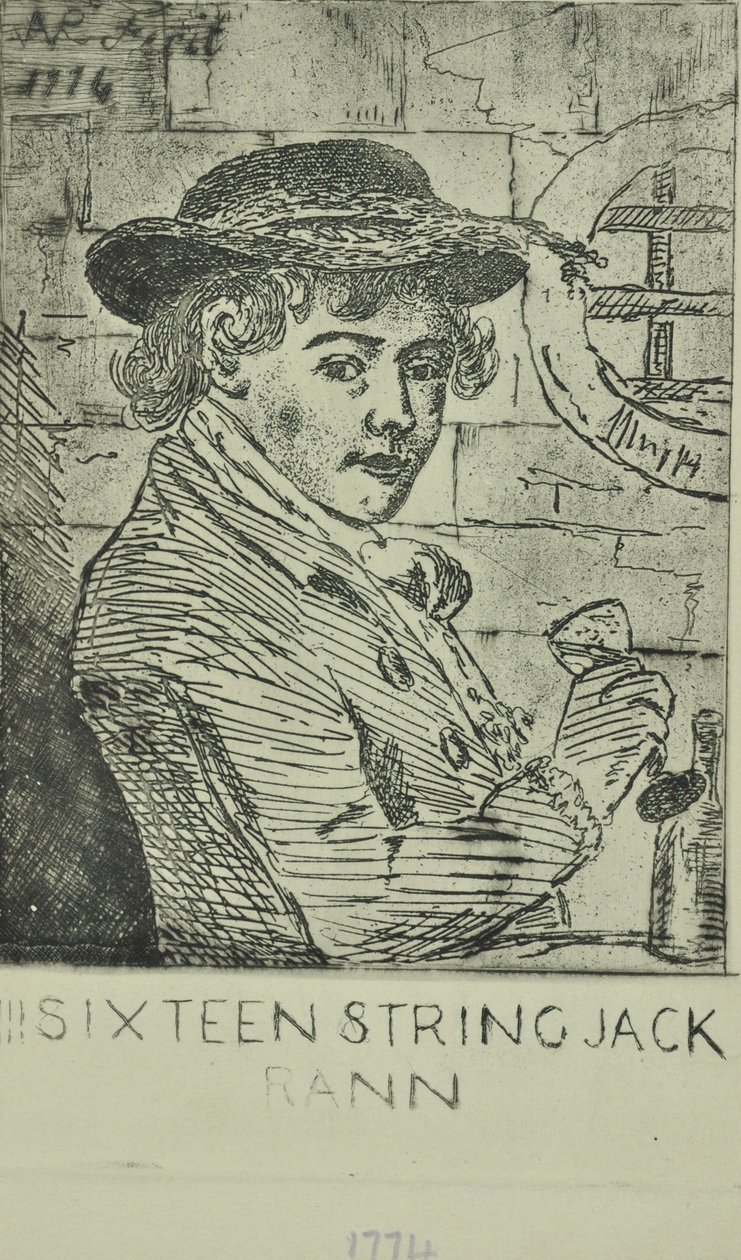 John Rann, Sixteen Strings Jack, 1774 af English School