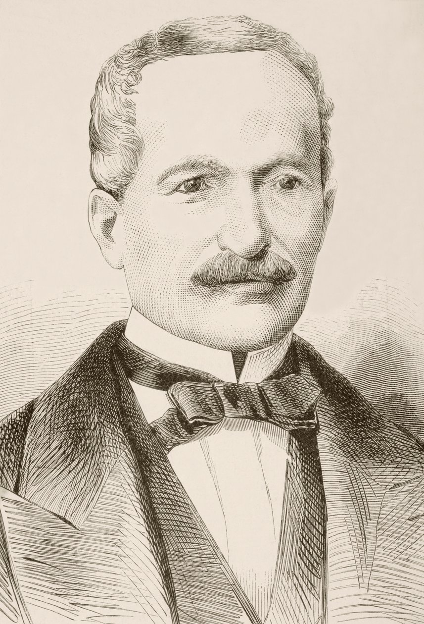 Jose Balta y Montero (litho) af English School