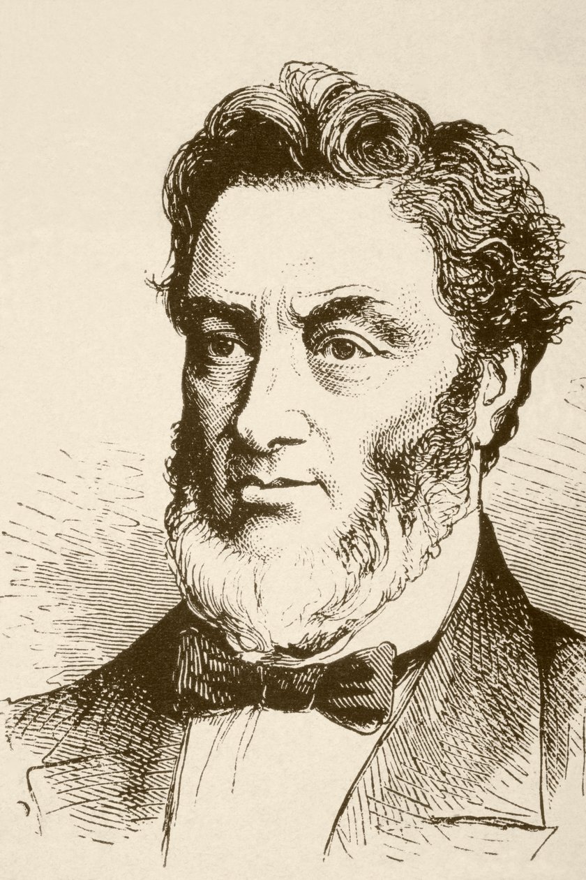 Jules Favre (litho) af English School