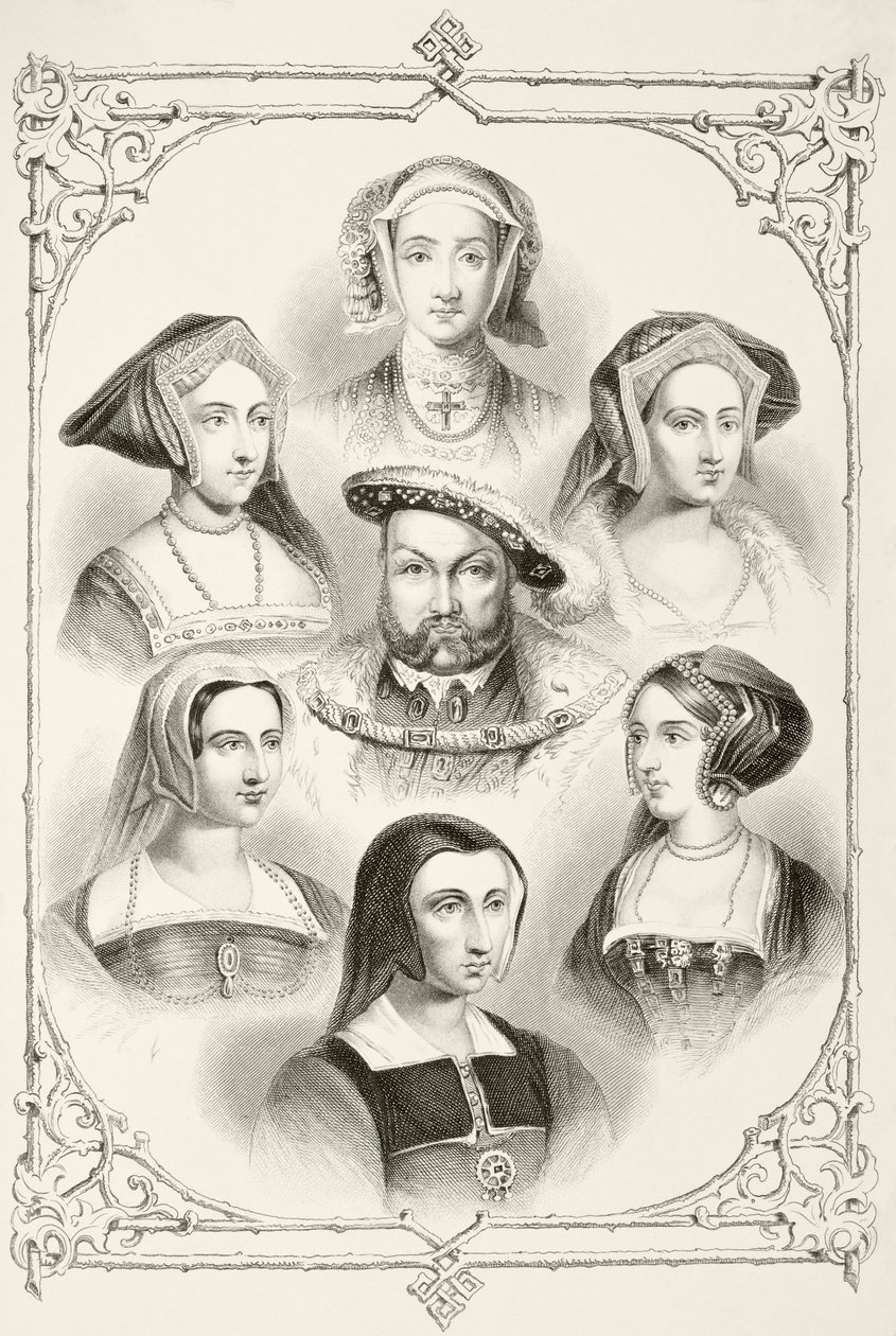 Kong Henry VIII af England og hans seks hustruer, fra 