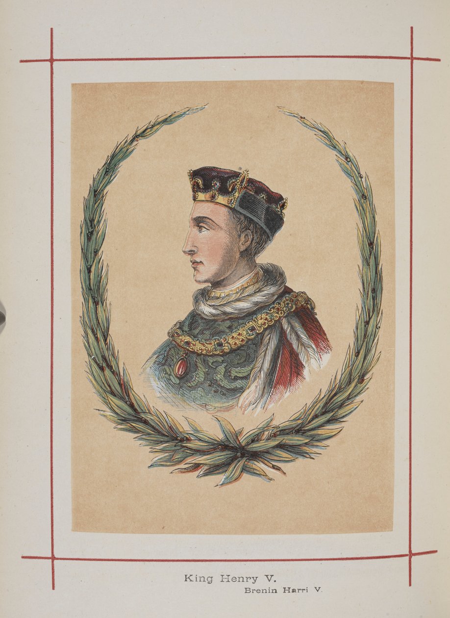 Kong Henry V, illustration fra 