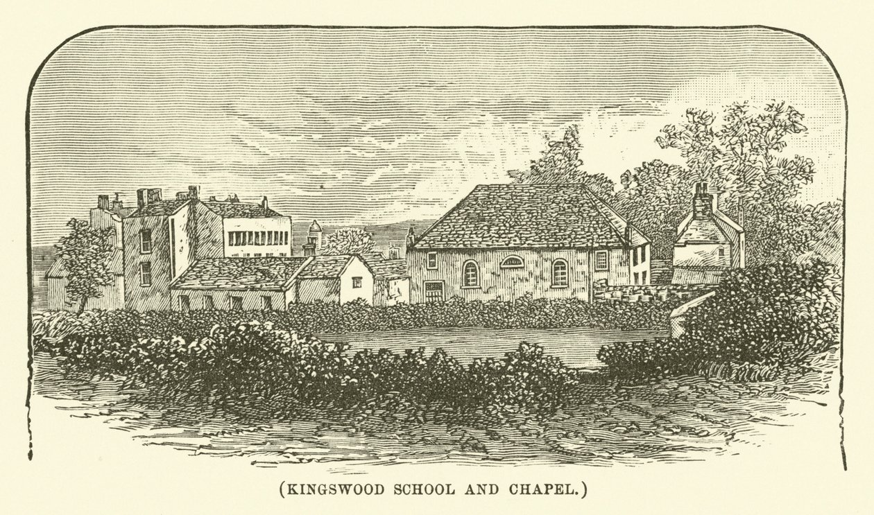 Kingswood skole og kapel (gravering) af English School