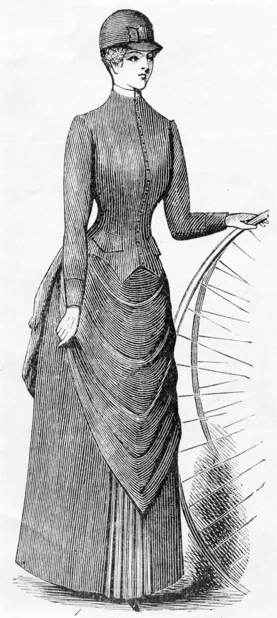 Damernes cykelvane, ca. 1880-1900 af English School