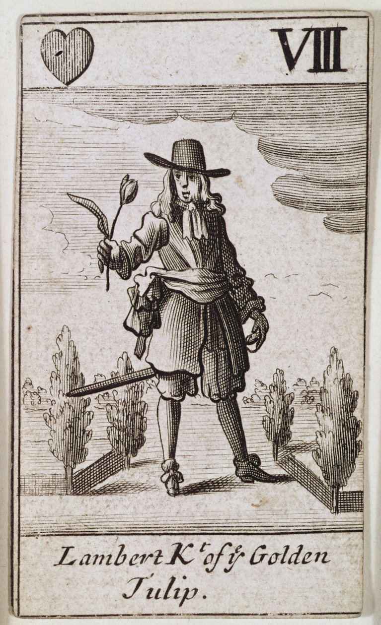 Lambert Simnel, Ridder af Den Gyldne Tulipan, fra et sæt spillekort af English School
