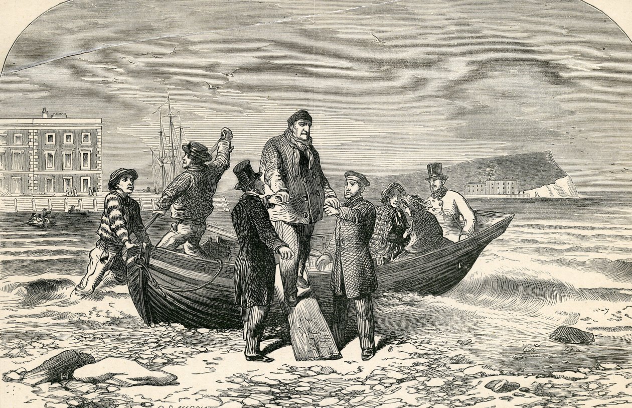 Louis Philippes landgang i England, 1800-tallet af English School