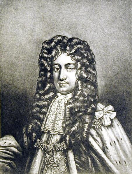 Laurence Hyde (1641-1711), 1. jarl af Rochester, illustration fra Portraits of Characters Illustrious in British History, graveret af Robert Dunkarton (1744-c.1817) (mezzotint) af English School