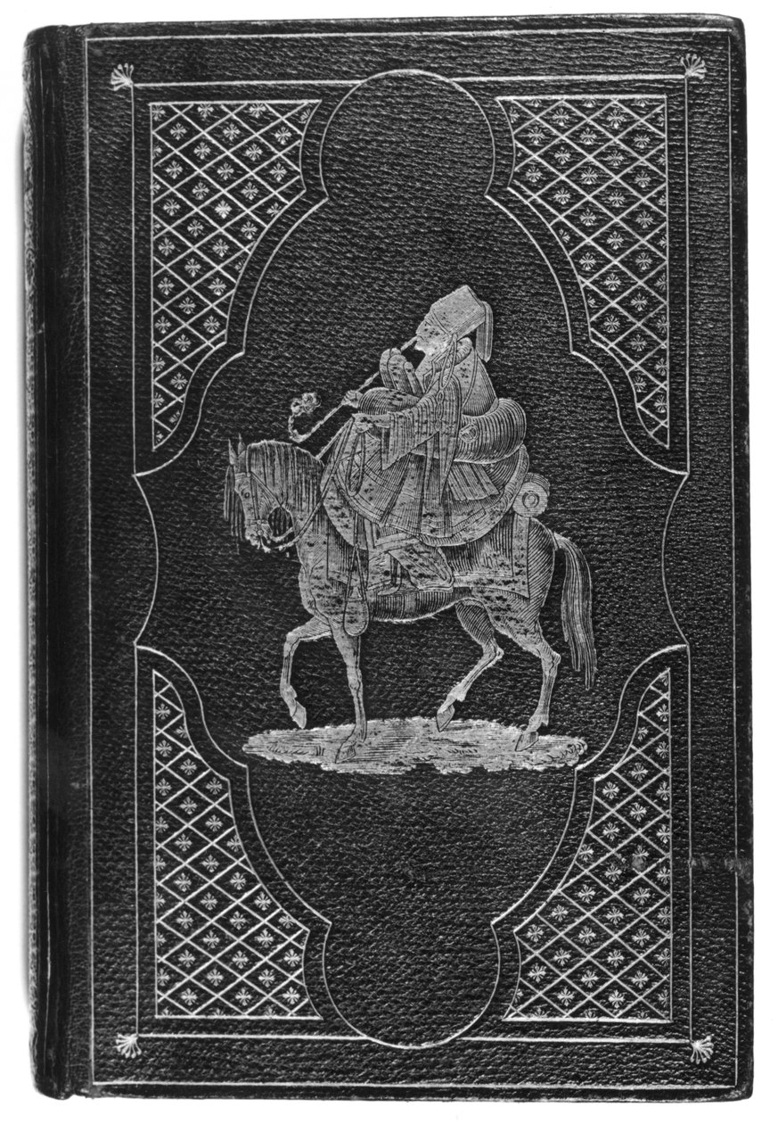 Lædercover til Eothen; eller, Traces of Travel Braught Home from the East af Alexander William Kinglake (1809-91) udgivet 1844 af English School