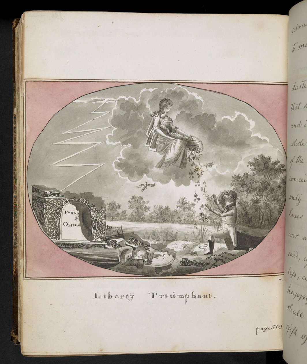 Liberty triumferende, "The Adventures of Thomas Walter, som fortalt af en ven:" Jorgen Jorgensens selvbiografi, dedikeret til William Jackson Hooker (farvet gravering) af English School