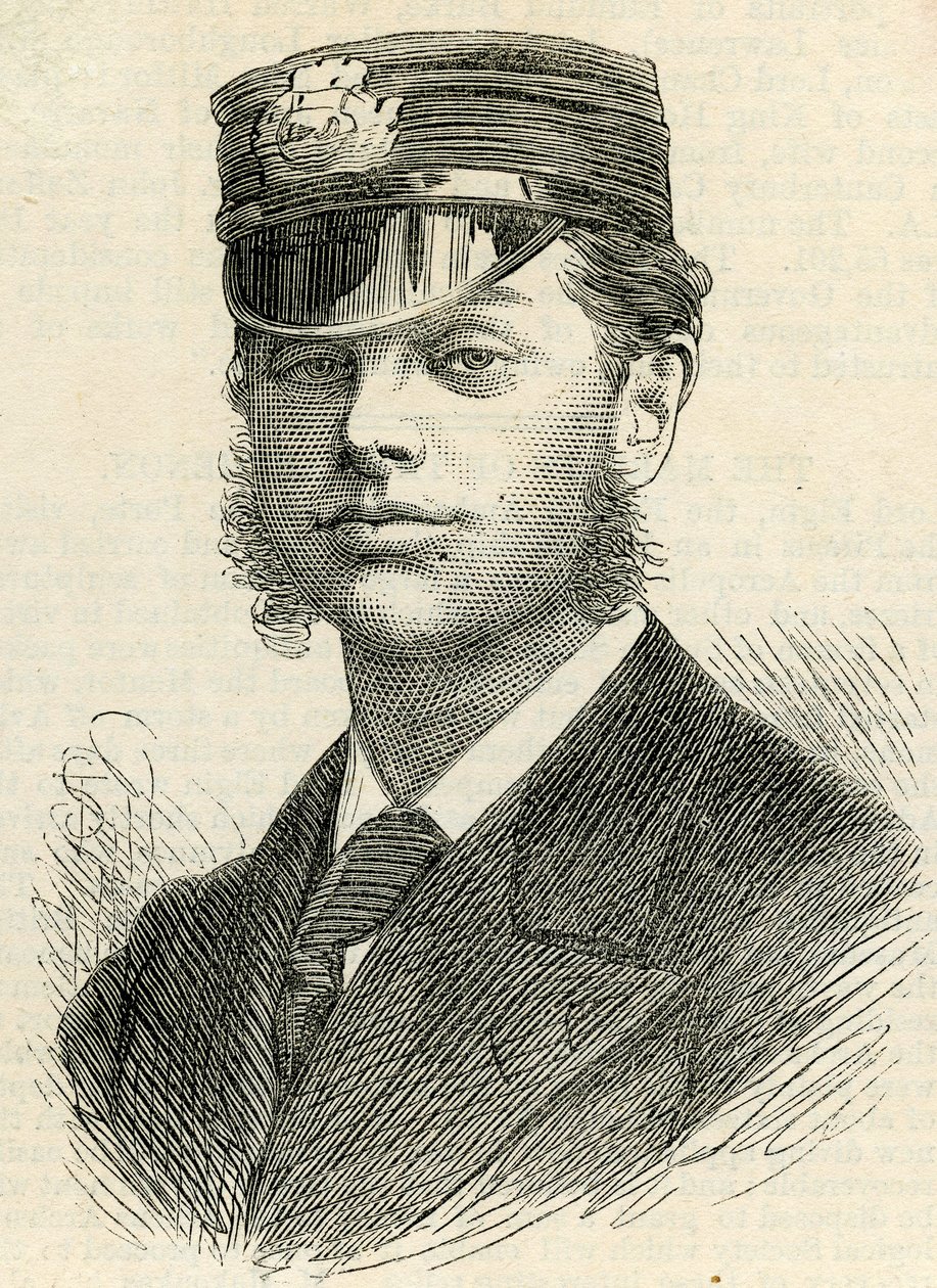Løjtnant R.H. Archer, 1875 af English School