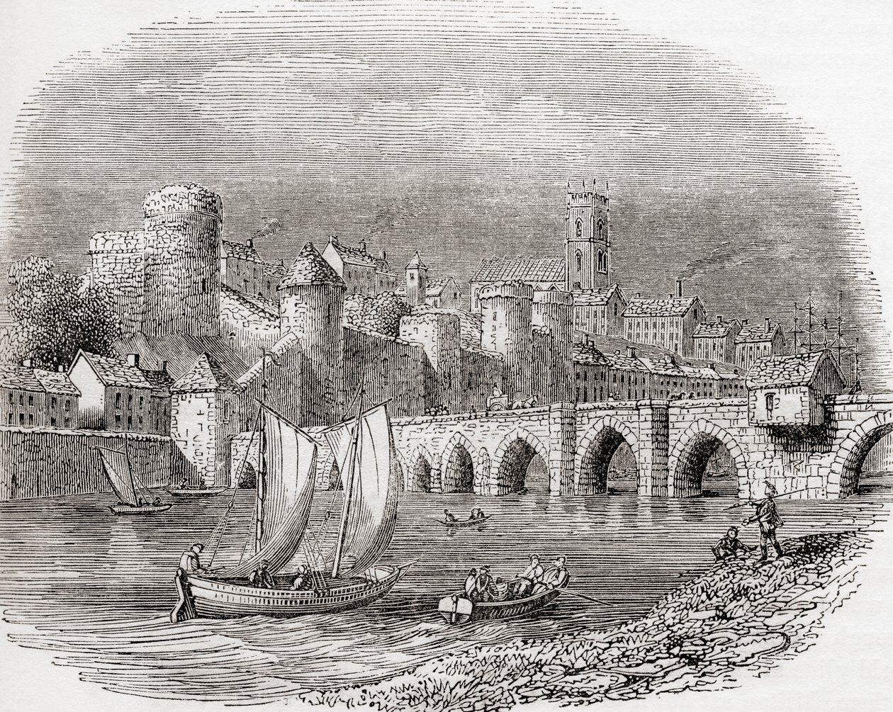 Limerick, County Limerick, Irland, viser King John