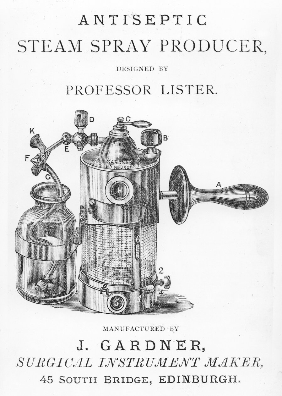 Listers dampspray af English School