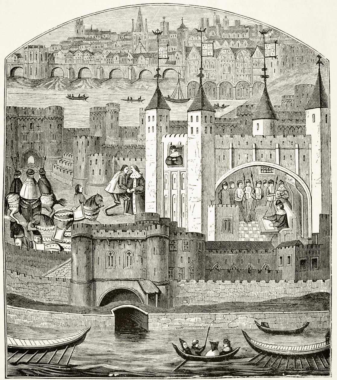 London og Tower of London i det 15. århundrede, fra 